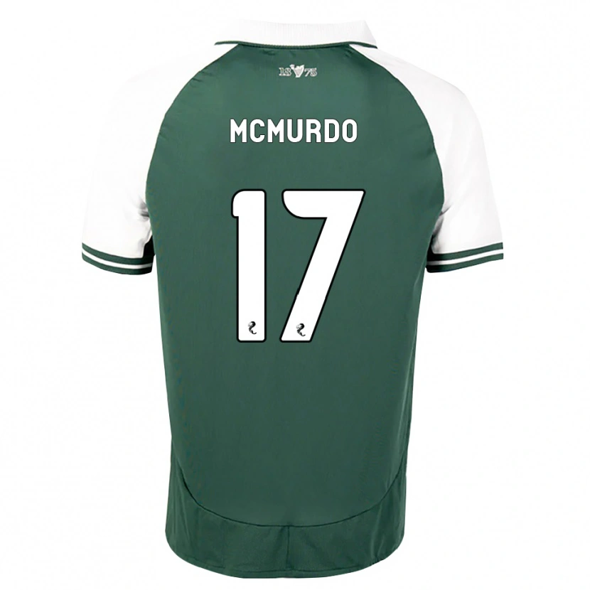 Danxen Kobiety Jamie Mcmurdo #17 Zielony Morze Biały Domowa Koszulka 2026/27 Koszulki Klubowe