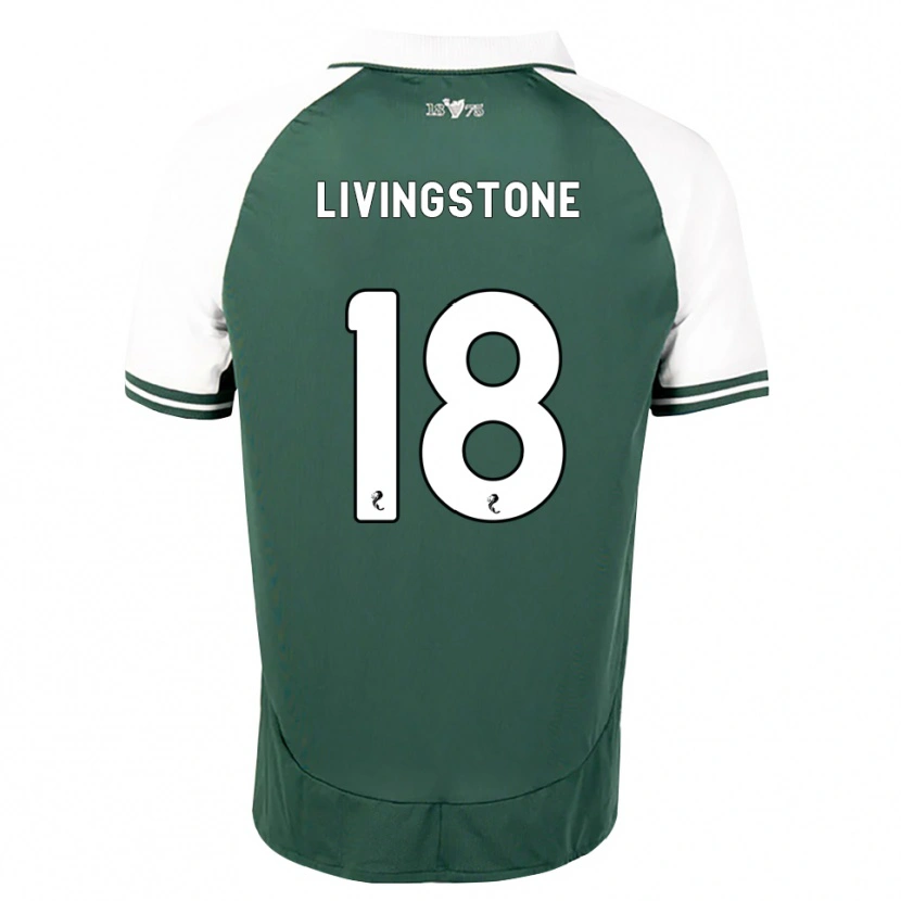 Danxen Kobiety Rosie Livingstone #18 Zielony Morze Biały Domowa Koszulka 2026/27 Koszulki Klubowe