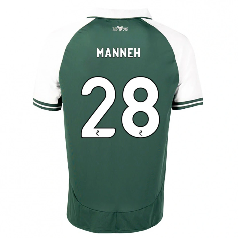 Danxen Kobiety Alasana Manneh #28 Zielony Morze Biały Domowa Koszulka 2026/27 Koszulki Klubowe