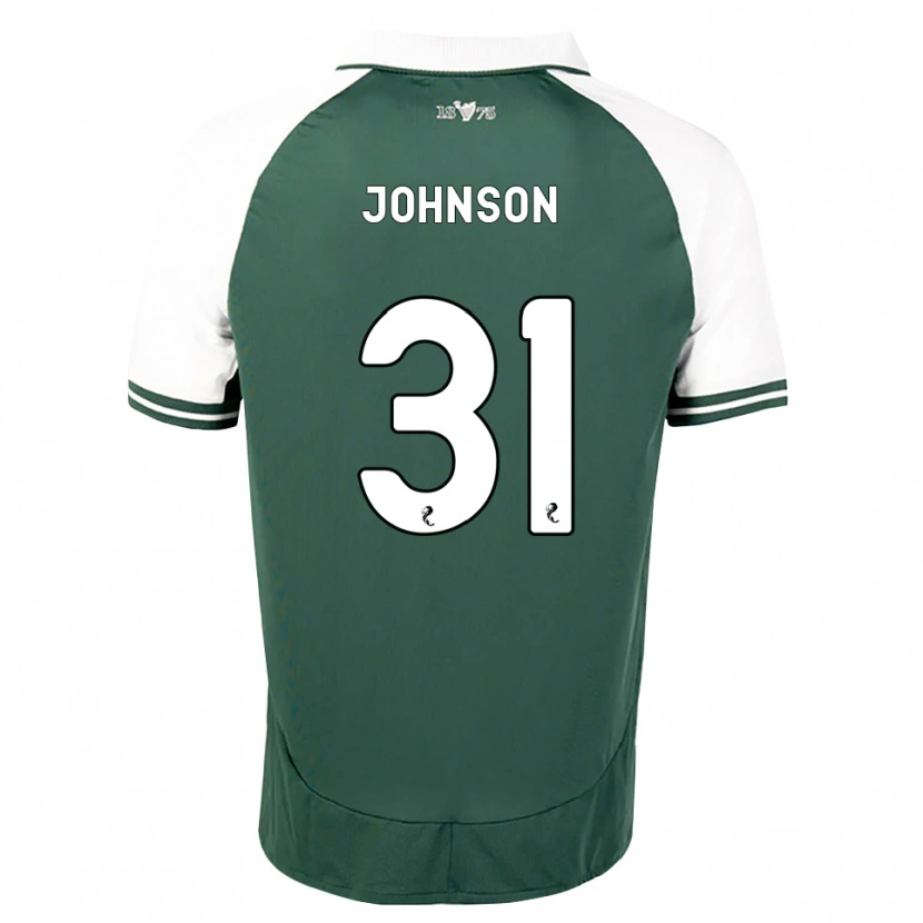 Danxen Kobiety Murray Johnson #31 Zielony Morze Biały Domowa Koszulka 2026/27 Koszulki Klubowe