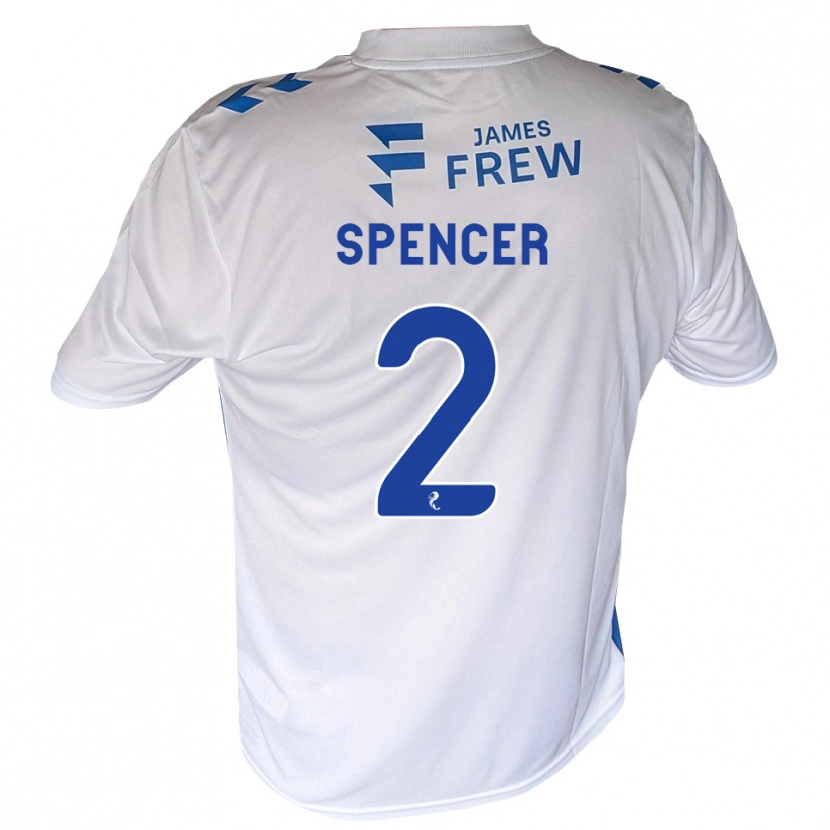 Danxen Kobiety Joe Spencer #2 Królewski Niebieski Biały Domowa Koszulka 2026/27 Koszulki Klubowe
