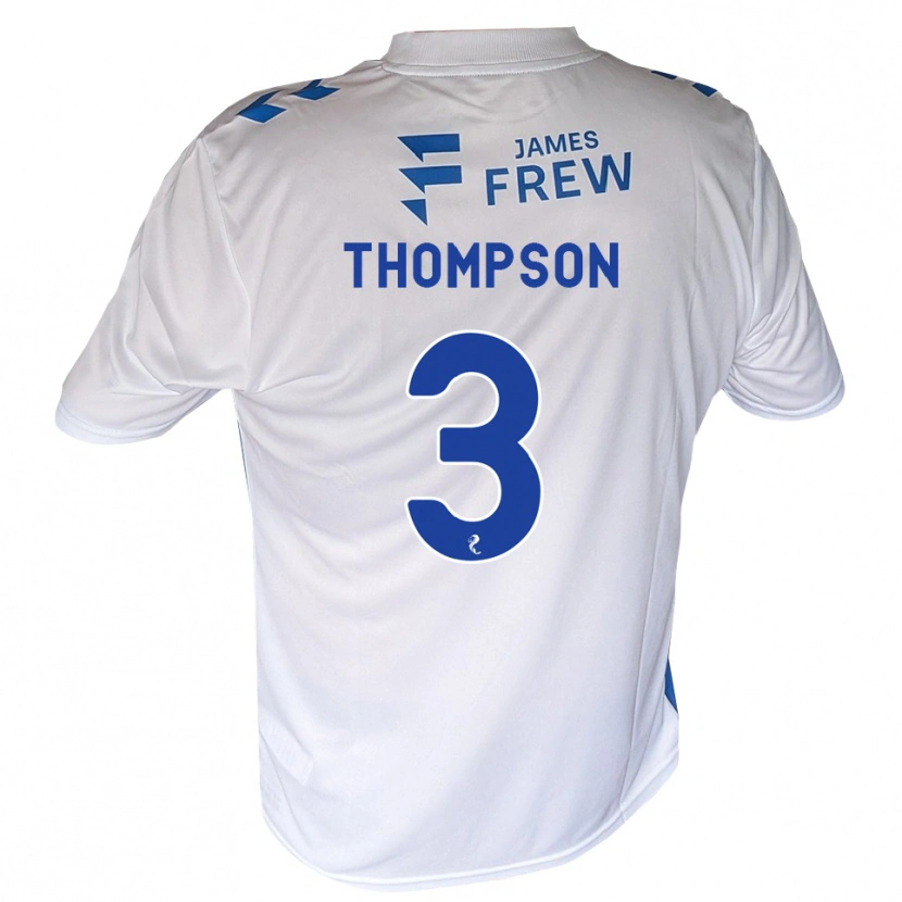 Danxen Kobiety Dominic Thompson #3 Królewski Niebieski Biały Domowa Koszulka 2026/27 Koszulki Klubowe