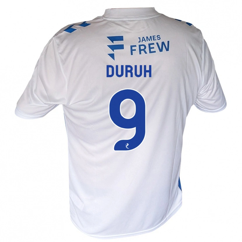 Danxen Kobiety Samuel Duruh #9 Królewski Niebieski Biały Domowa Koszulka 2026/27 Koszulki Klubowe
