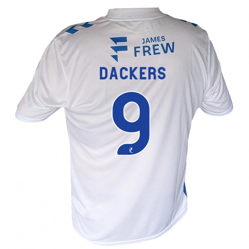 Danxen Kobiety Marcus Dackers #9 Królewski Niebieski Biały Domowa Koszulka 2026/27 Koszulki Klubowe