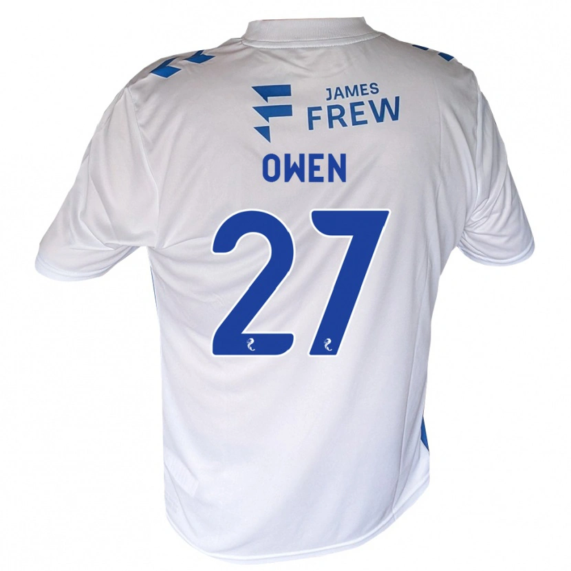 Danxen Kobiety Ieuan Owen #27 Królewski Niebieski Biały Domowa Koszulka 2026/27 Koszulki Klubowe