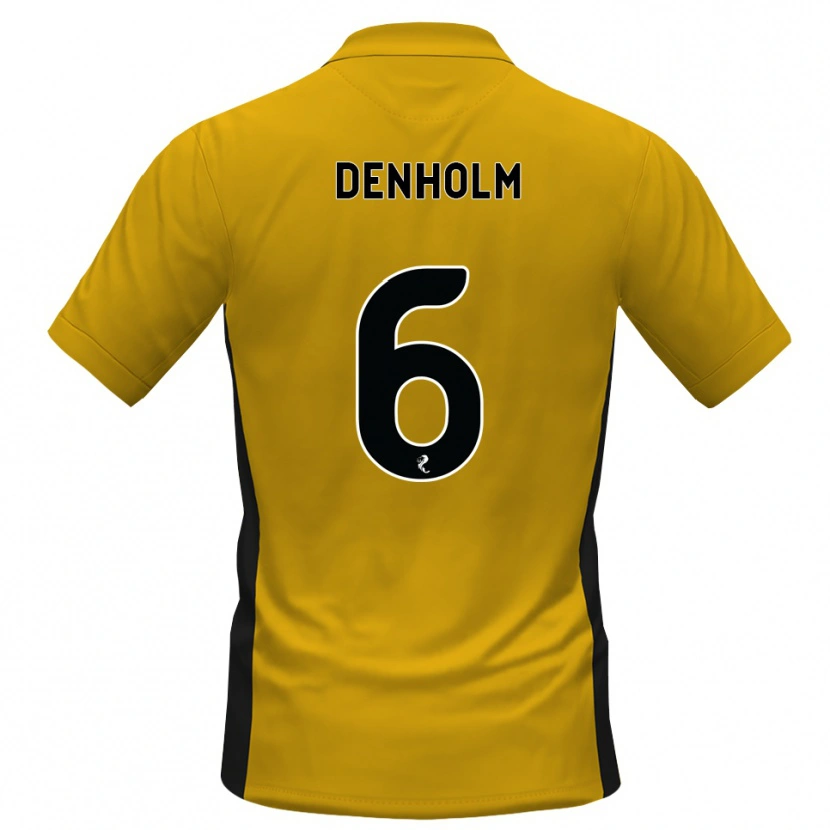 Danxen Kobiety Aidan Denholm #6 Pomarańczowy Czarny Domowa Koszulka 2026/27 Koszulki Klubowe
