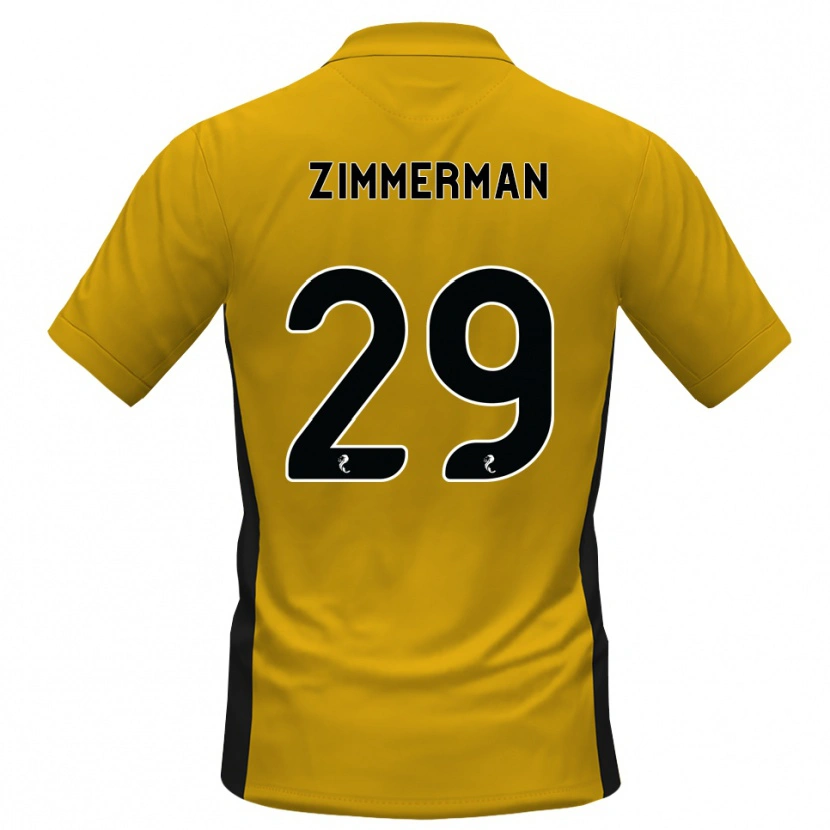 Danxen Kobiety Joshua Zimmerman #29 Pomarańczowy Czarny Domowa Koszulka 2026/27 Koszulki Klubowe