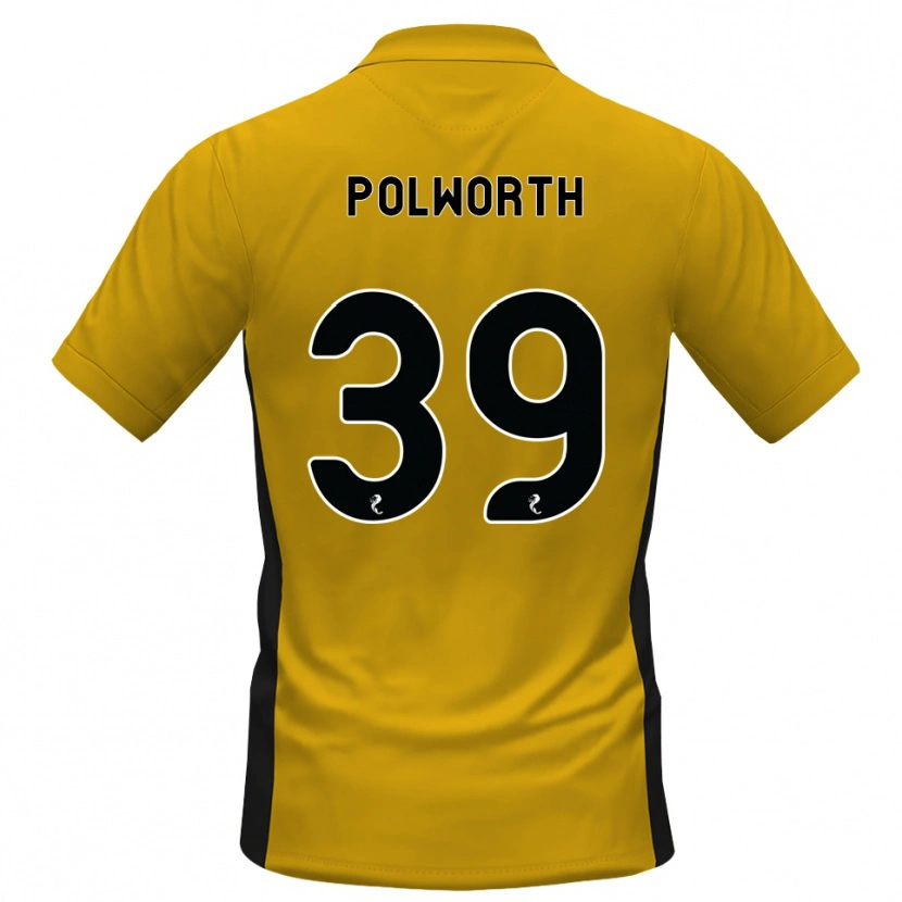 Danxen Kobiety Liam Polworth #39 Pomarańczowy Czarny Domowa Koszulka 2026/27 Koszulki Klubowe