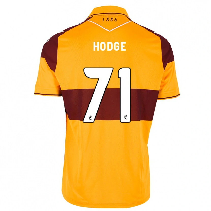 Danxen Kobiety Joe Hodge #71 Bordowy Pomarańczowy Domowa Koszulka 2026/27 Koszulki Klubowe