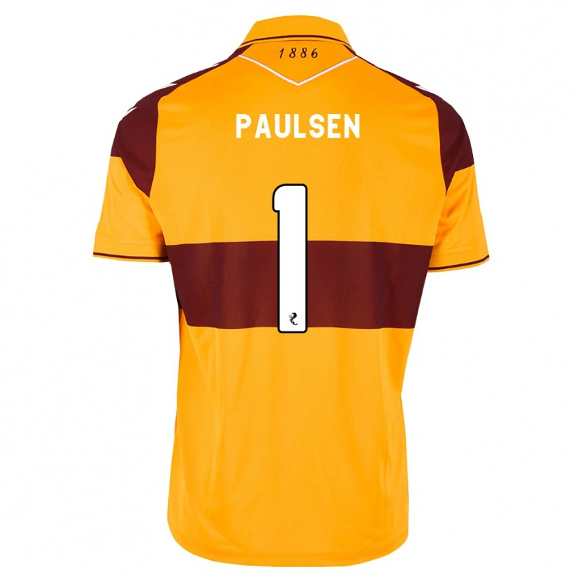 Danxen Kobiety Alex Paulsen #1 Bordowy Pomarańczowy Domowa Koszulka 2026/27 Koszulki Klubowe