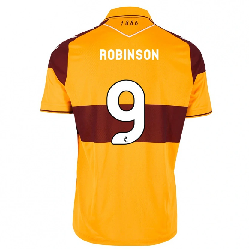 Danxen Kobiety Zach Robinson #9 Bordowy Pomarańczowy Domowa Koszulka 2026/27 Koszulki Klubowe