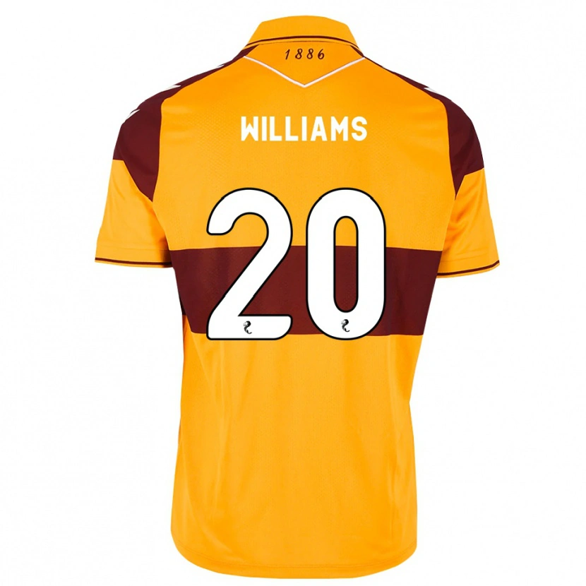 Danxen Kobiety Dylan Williams #20 Bordowy Pomarańczowy Domowa Koszulka 2026/27 Koszulki Klubowe