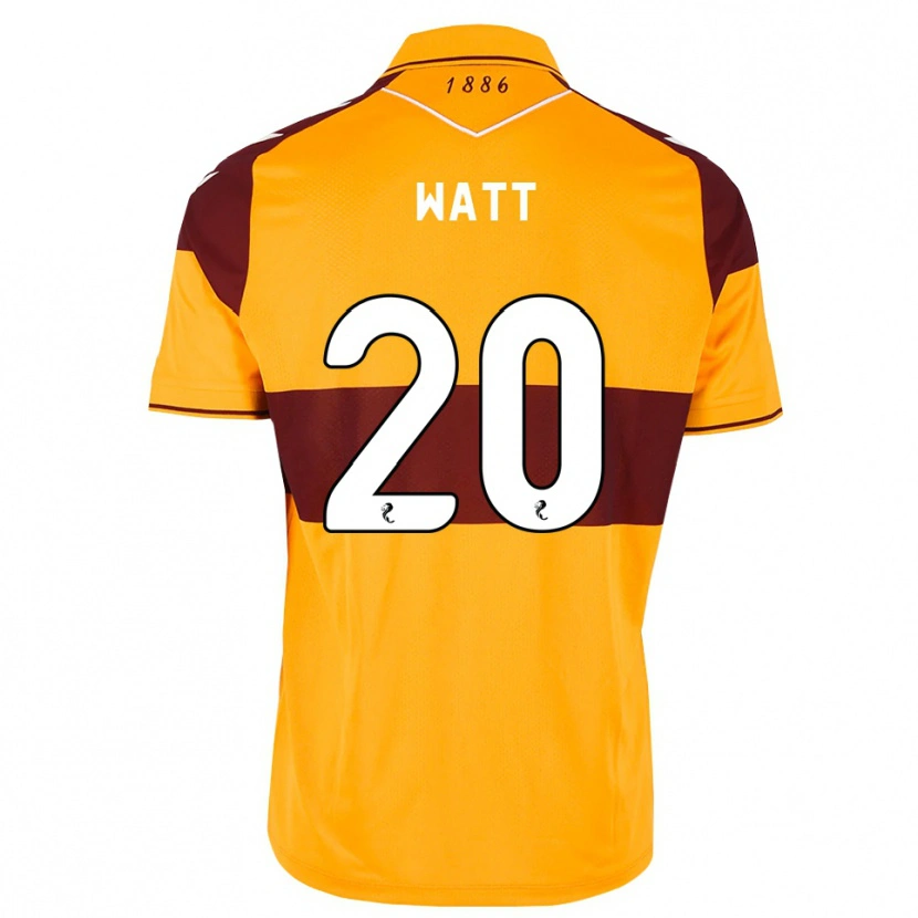 Danxen Kobiety Elliot Watt #20 Bordowy Pomarańczowy Domowa Koszulka 2026/27 Koszulki Klubowe