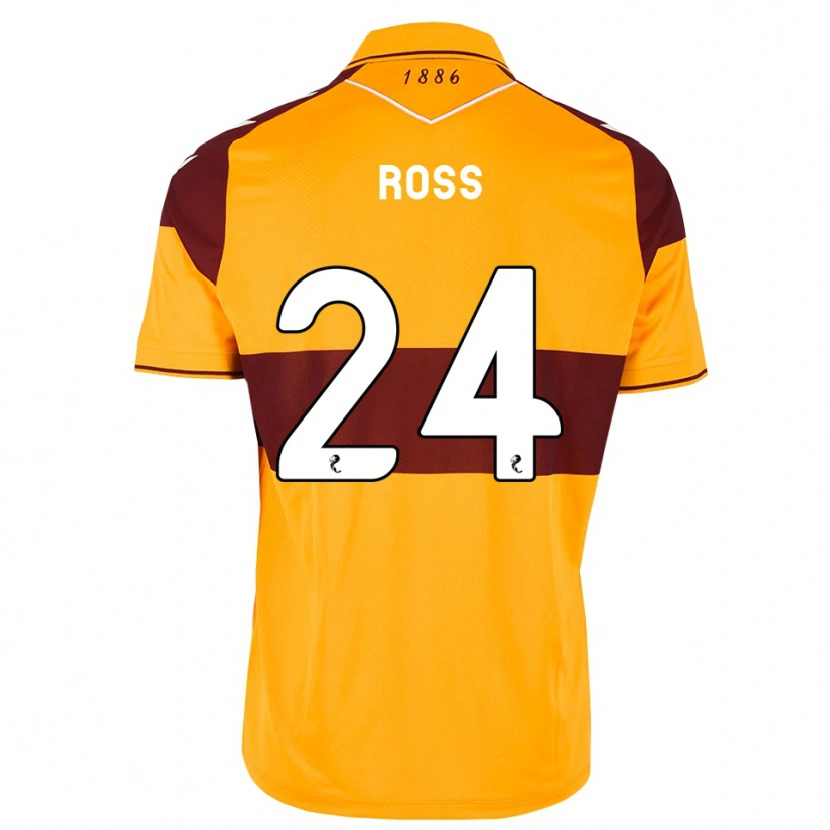 Danxen Kobiety Luca Ross #24 Bordowy Pomarańczowy Domowa Koszulka 2026/27 Koszulki Klubowe