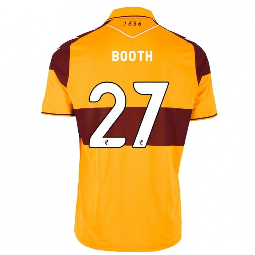 Danxen Kobiety Mikey Booth #27 Bordowy Pomarańczowy Domowa Koszulka 2026/27 Koszulki Klubowe