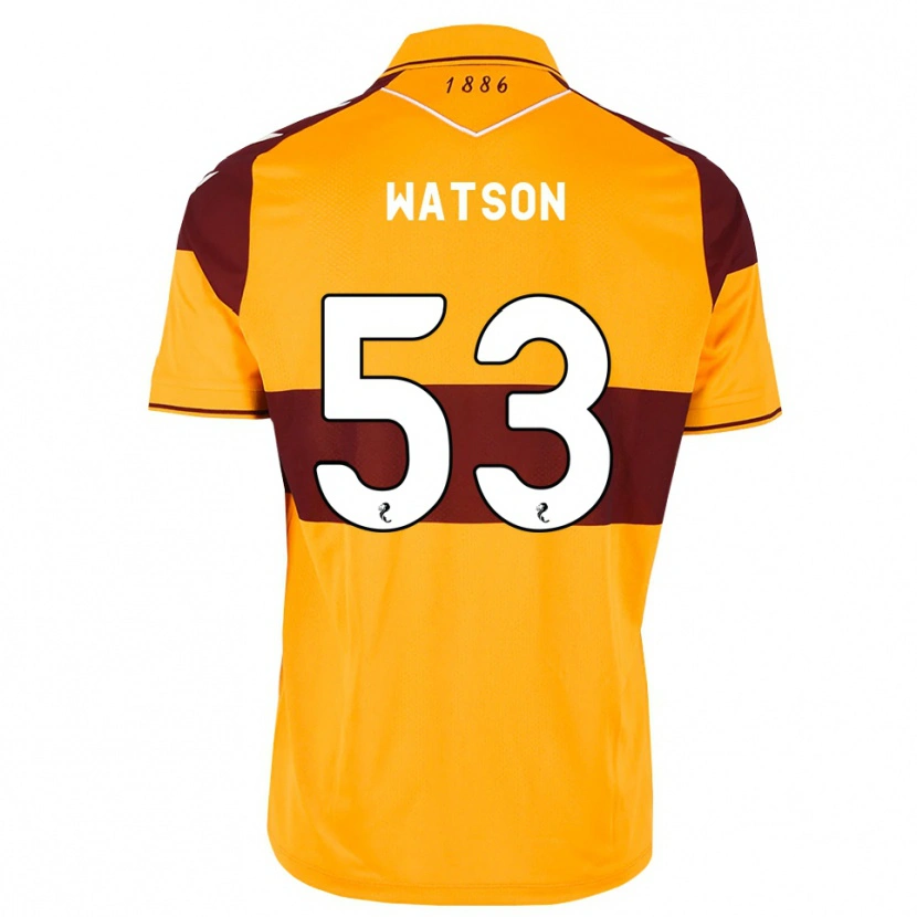 Danxen Kobiety Blane Watson #53 Bordowy Pomarańczowy Domowa Koszulka 2026/27 Koszulki Klubowe