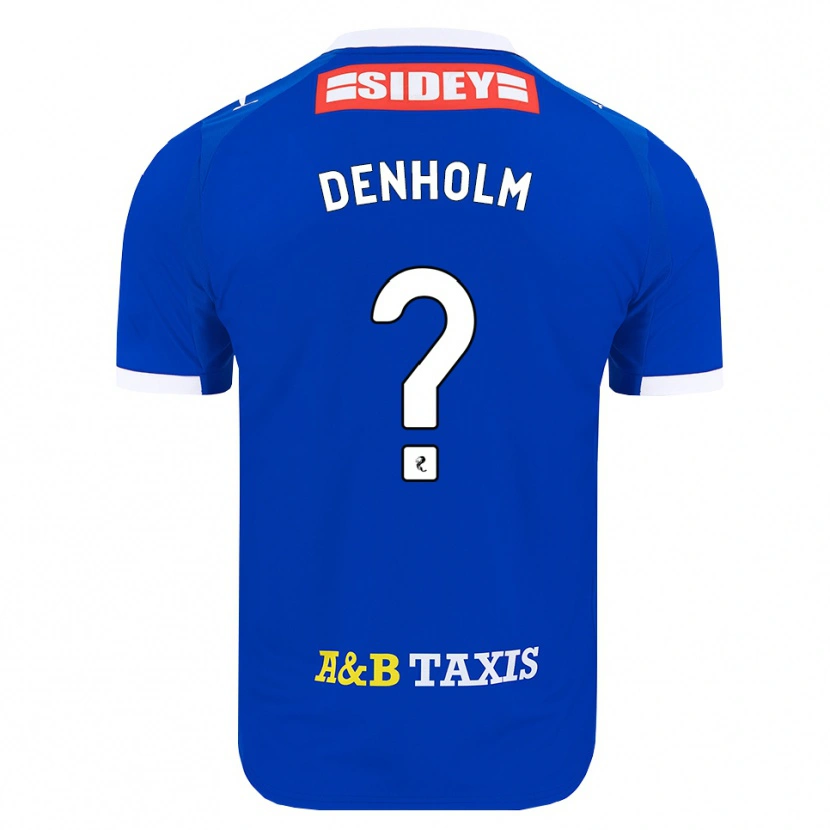 Danxen Kobiety Ben Denholm #0 Niebieski Czerwony Żółty Domowa Koszulka 2026/27 Koszulki Klubowe