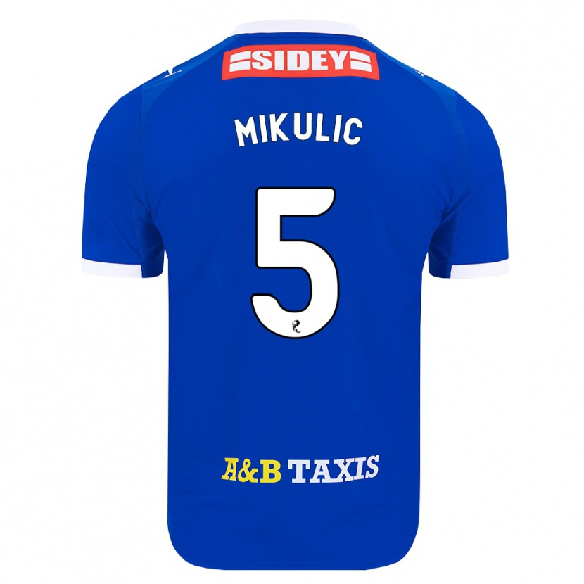 Danxen Kobiety Bozo Mikulic #5 Niebieski Czerwony Żółty Domowa Koszulka 2026/27 Koszulki Klubowe