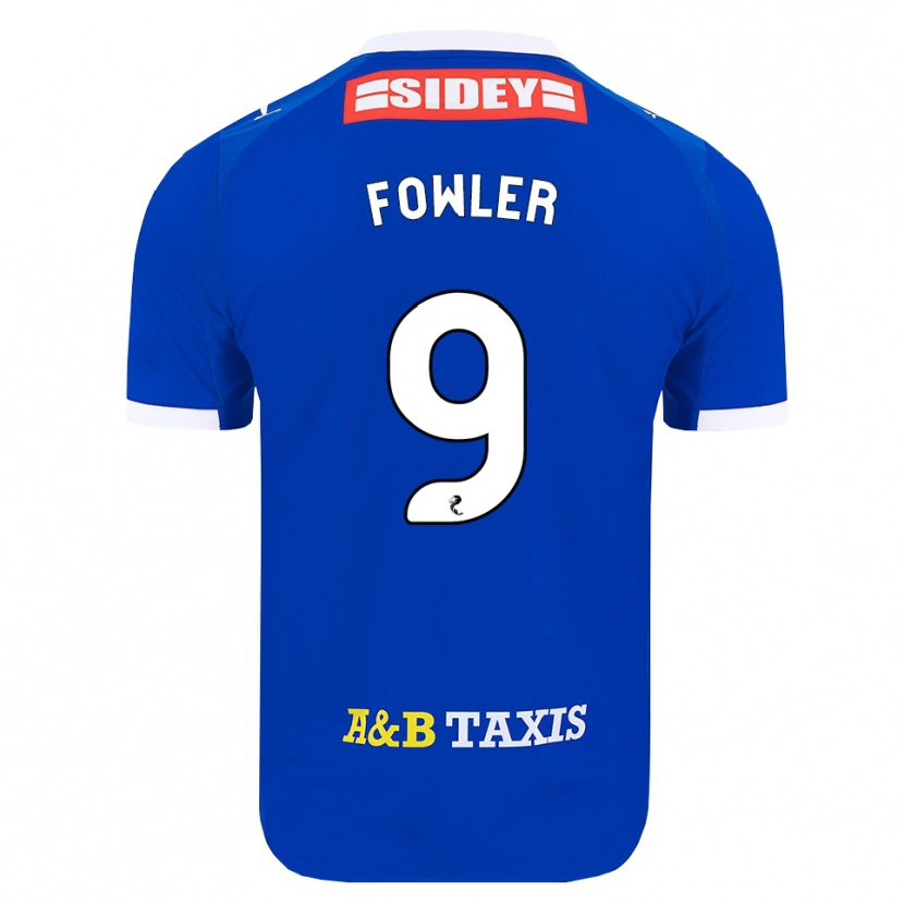Danxen Kobiety Josh Fowler #9 Niebieski Czerwony Żółty Domowa Koszulka 2026/27 Koszulki Klubowe