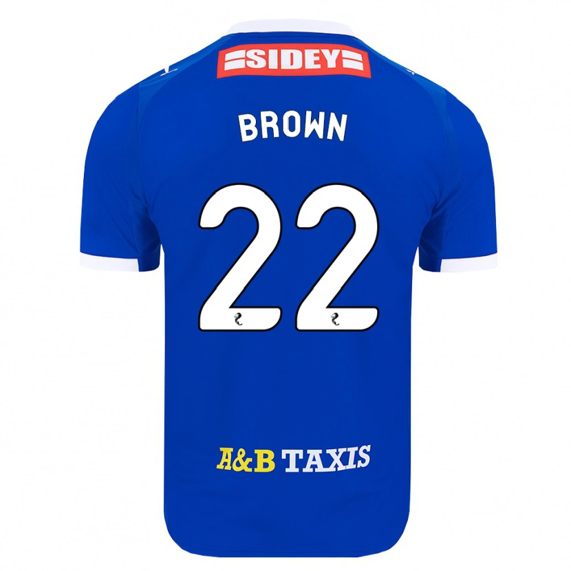 Danxen Kobiety Cameron Brown #22 Niebieski Czerwony Żółty Domowa Koszulka 2026/27 Koszulki Klubowe