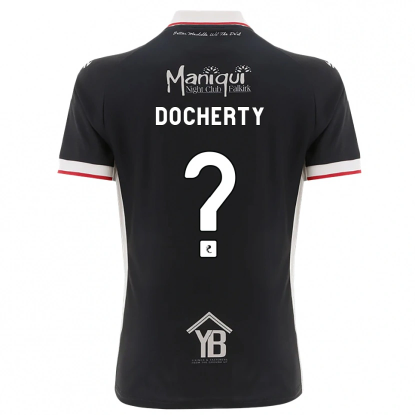 Danxen Kobiety Rachel Docherty #0 Czarny Biały Czerwony Domowa Koszulka 2026/27 Koszulki Klubowe