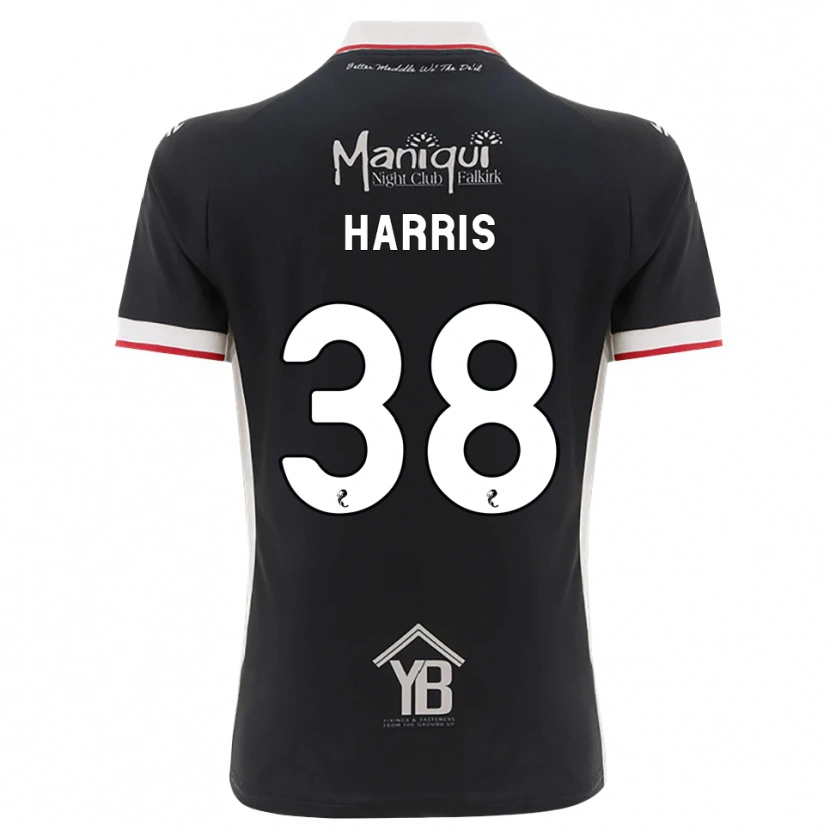 Danxen Kobiety Leo Harris #38 Czarny Biały Czerwony Domowa Koszulka 2026/27 Koszulki Klubowe