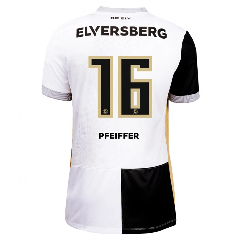 Danxen Kobiety Luca Pfeiffer #16 Czarny Biały Brązowy Domowa Koszulka 2026/27 Koszulki Klubowe