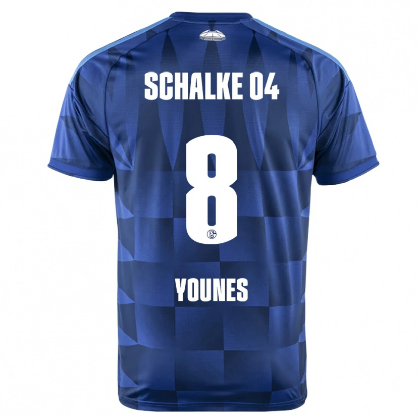 Danxen Kobiety Amin Younes #8 Ciemnoniebieski Żółty Biały Domowa Koszulka 2026/27 Koszulki Klubowe