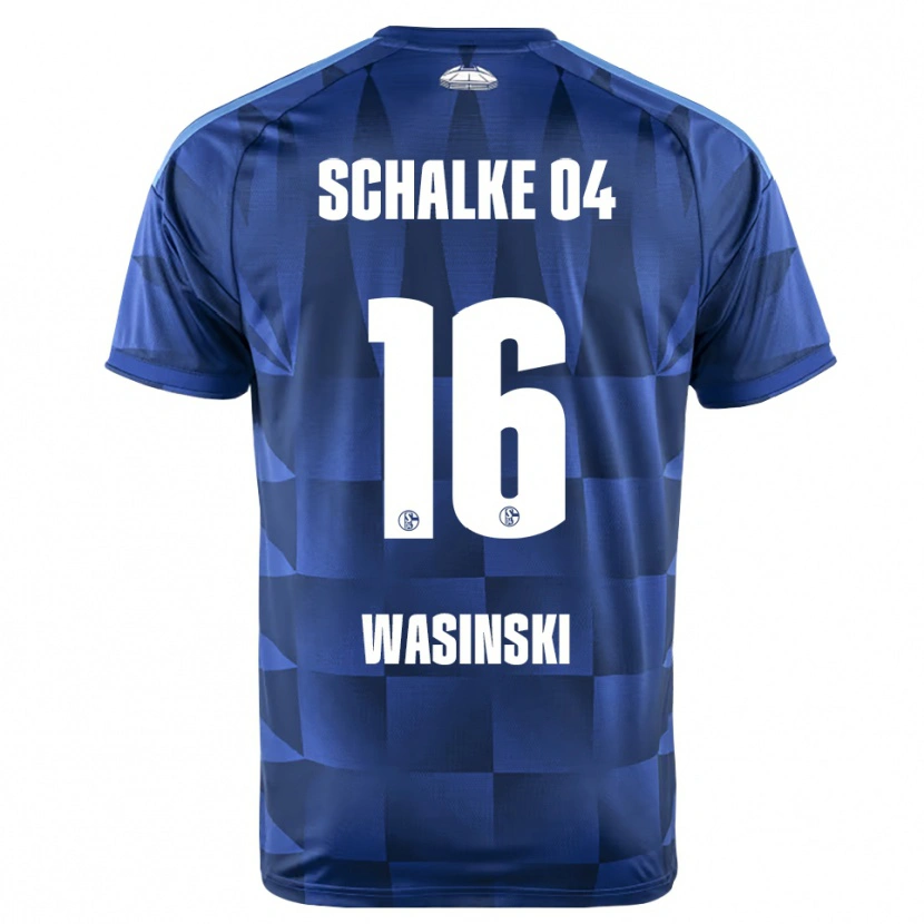Danxen Kobiety Martin Wasinski #16 Ciemnoniebieski Żółty Biały Domowa Koszulka 2026/27 Koszulki Klubowe