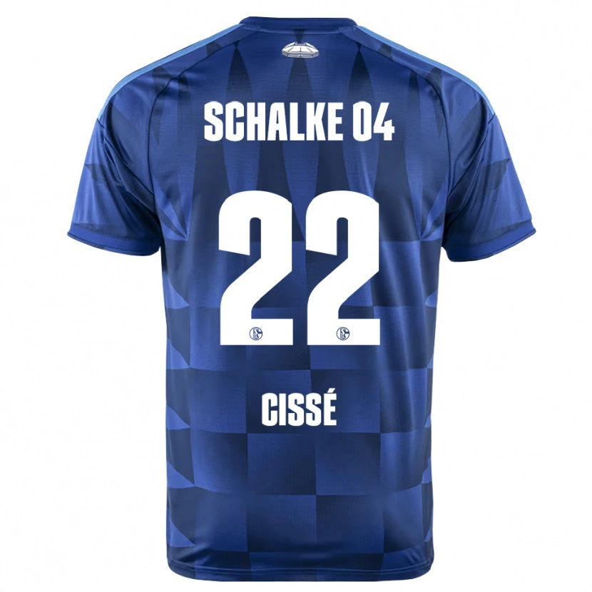 Danxen Kobiety Ibrahima Cissé #22 Ciemnoniebieski Żółty Biały Domowa Koszulka 2026/27 Koszulki Klubowe