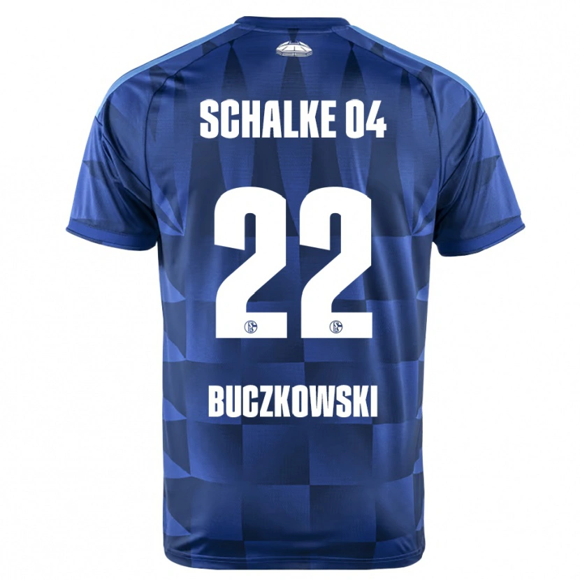 Danxen Kobiety Philip Buczkowski #22 Ciemnoniebieski Żółty Biały Domowa Koszulka 2026/27 Koszulki Klubowe