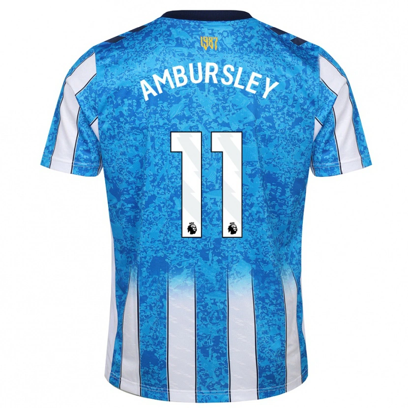 Danxen Kobiety Conrad Ambursley #11 Biały Niebieski Pomarańczowy Domowa Koszulka 2026/27 Koszulki Klubowe
