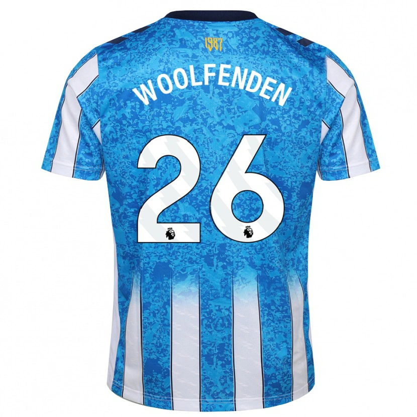 Danxen Kobiety Luke Woolfenden #26 Biały Niebieski Pomarańczowy Domowa Koszulka 2026/27 Koszulki Klubowe