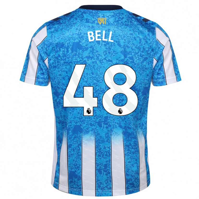 Danxen Kobiety Luke Bell #48 Biały Niebieski Pomarańczowy Domowa Koszulka 2026/27 Koszulki Klubowe