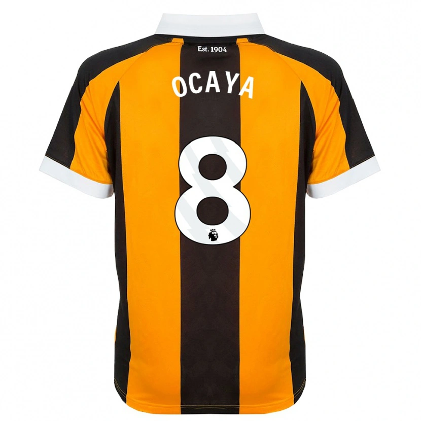 Danxen Kobiety Josh Ocaya #8 Pomarańczowy Czarny Biały Domowa Koszulka 2026/27 Koszulki Klubowe