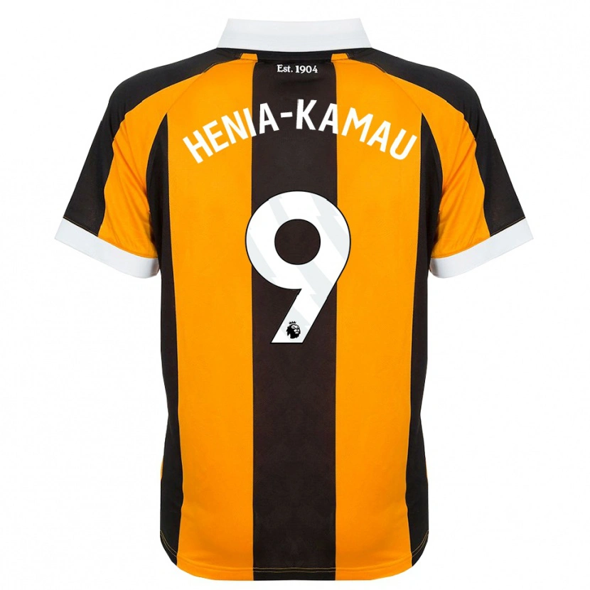 Danxen Kobiety Sammy Henia-Kamau #9 Pomarańczowy Czarny Biały Domowa Koszulka 2026/27 Koszulki Klubowe