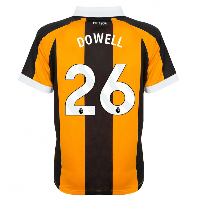 Danxen Kobiety Kieran Dowell #26 Pomarańczowy Czarny Biały Domowa Koszulka 2026/27 Koszulki Klubowe