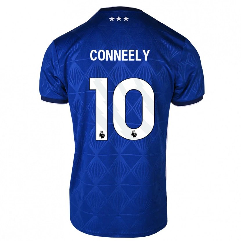 Danxen Kobiety George Conneely #10 Średni Niebieski Biały Czerwony Domowa Koszulka 2026/27 Koszulki Klubowe