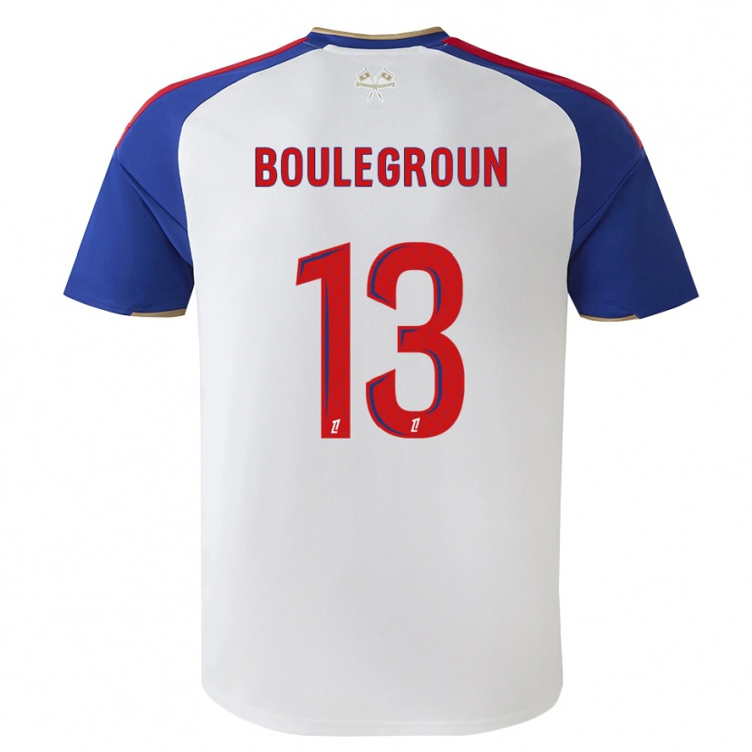 Danxen Kobiety Hocine Boulegroun #13 Królewski Niebieski Czerwony Biały Domowa Koszulka 2026/27 Koszulki Klubowe