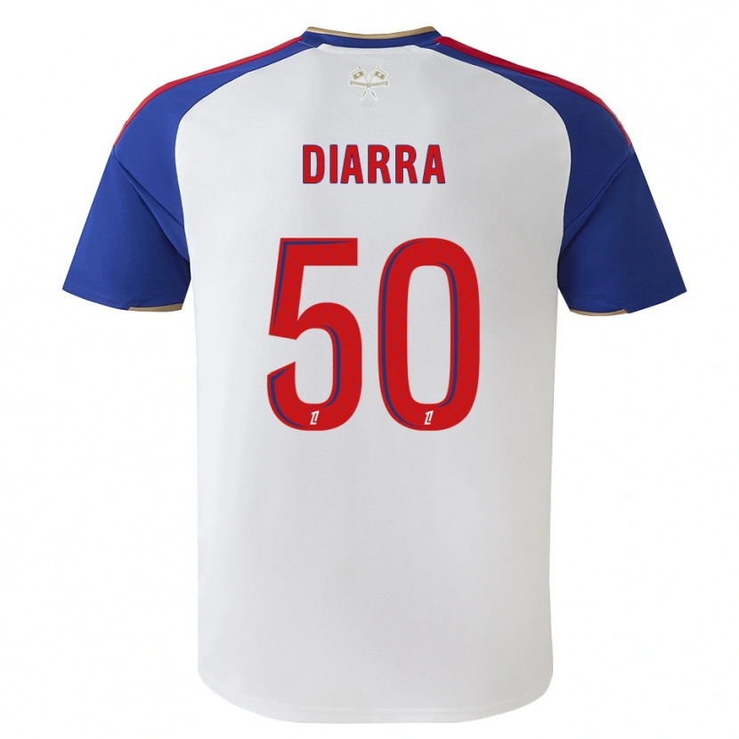 Danxen Kobiety Lassine Diarra #50 Królewski Niebieski Czerwony Biały Domowa Koszulka 2026/27 Koszulki Klubowe