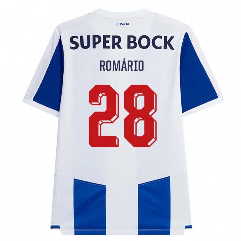 Danxen Kobiety Romario Baro #28 Niebieski Biały Czerwony Domowa Koszulka 2026/27 Koszulki Klubowe