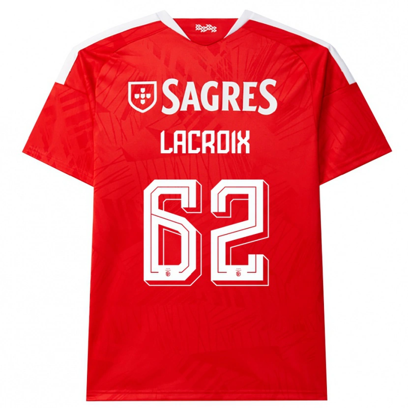 Danxen Kobiety Lenny Lacroix #62 Czerwony Biały Żółty Domowa Koszulka 2026/27 Koszulki Klubowe