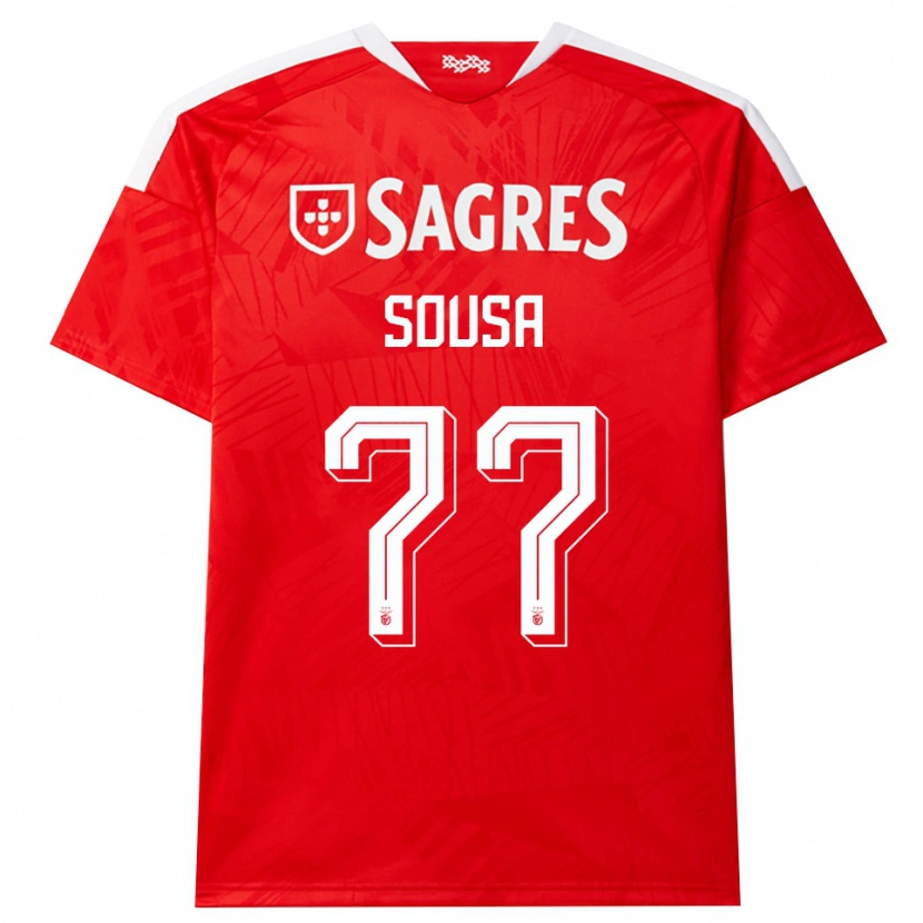 Danxen Kobiety Gerson Sousa #77 Czerwony Biały Żółty Domowa Koszulka 2026/27 Koszulki Klubowe