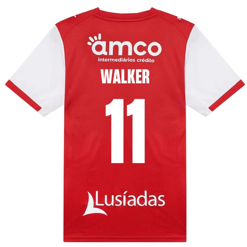Danxen Kobiety Ellie Walker #11 Biały Czerwony Czarny Domowa Koszulka 2026/27 Koszulki Klubowe