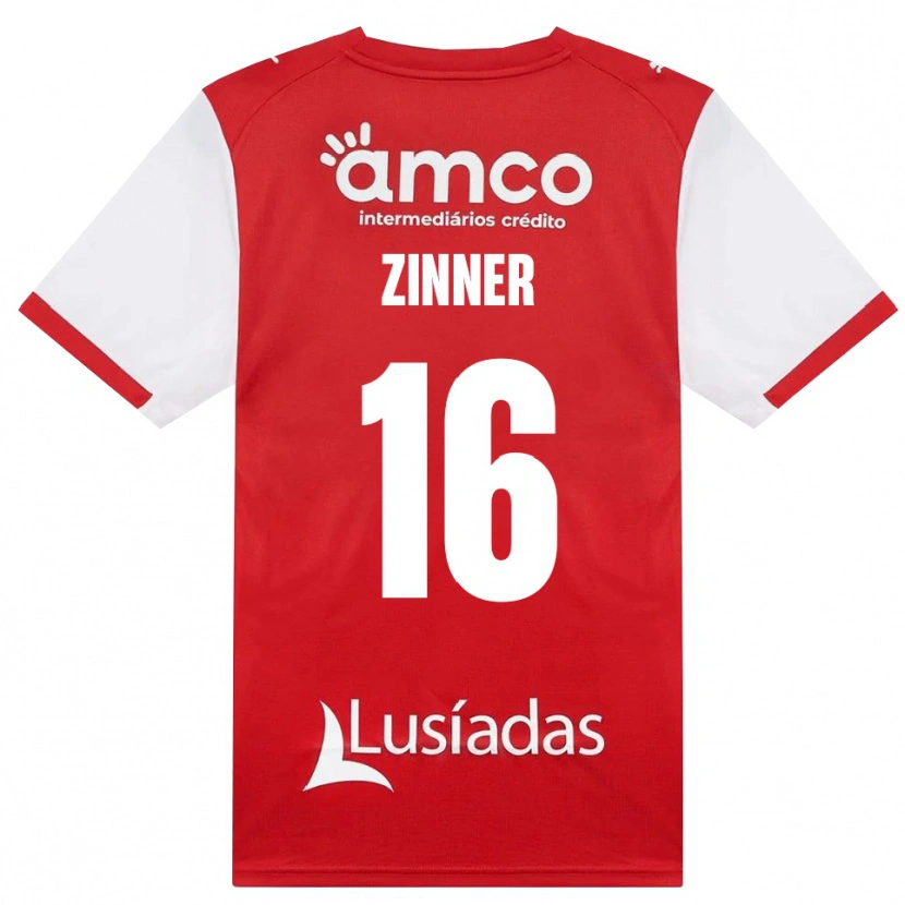 Danxen Kobiety Silvio Zinner #16 Biały Czerwony Czarny Domowa Koszulka 2026/27 Koszulki Klubowe