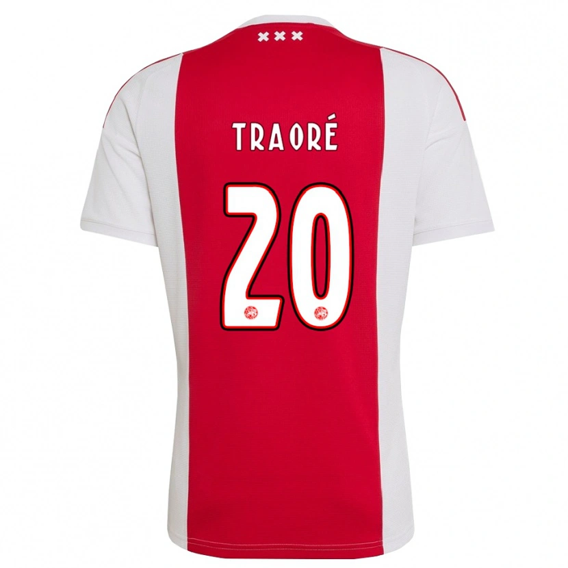 Danxen Kobiety Bertrand Traore #20 Czerwony Biały Żółty Domowa Koszulka 2026/27 Koszulki Klubowe