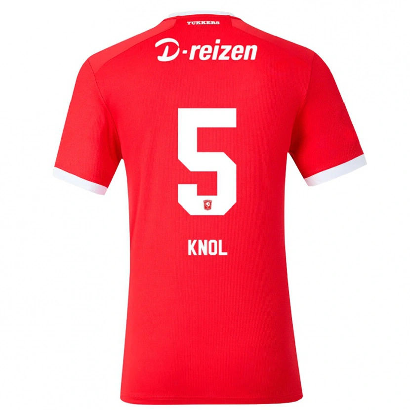 Danxen Kobiety Anna Knol #5 Czerwony Biały Domowa Koszulka 2026/27 Koszulki Klubowe