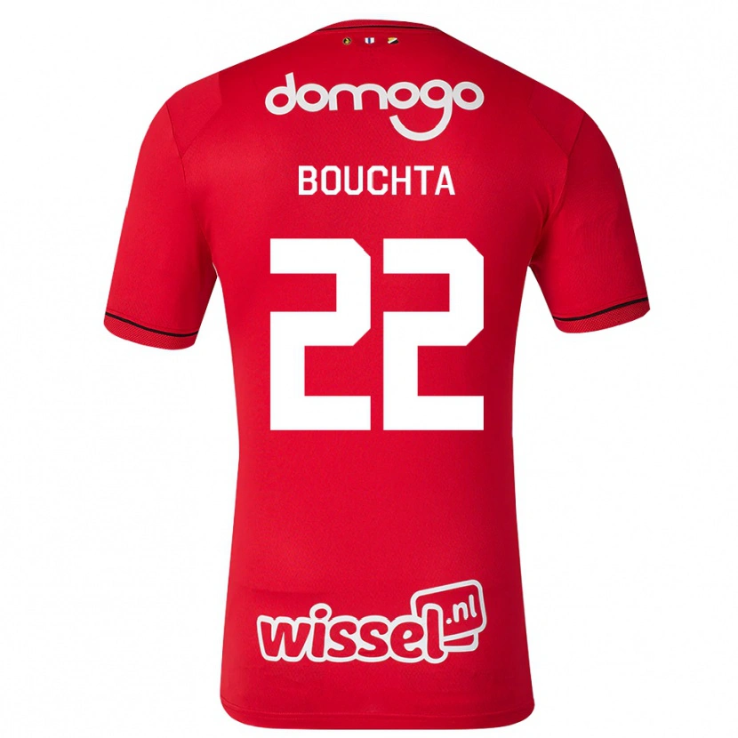 Danxen Kobiety Dani Bouchta #22 Czerwony Biały Czarny Domowa Koszulka 2026/27 Koszulki Klubowe