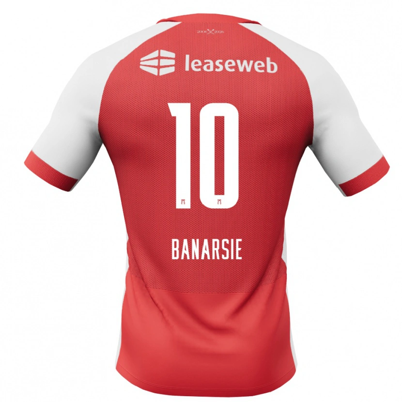 Danxen Kobiety Amy Banarsie #10 Czerwony Biały Czarny Domowa Koszulka 2026/27 Koszulki Klubowe