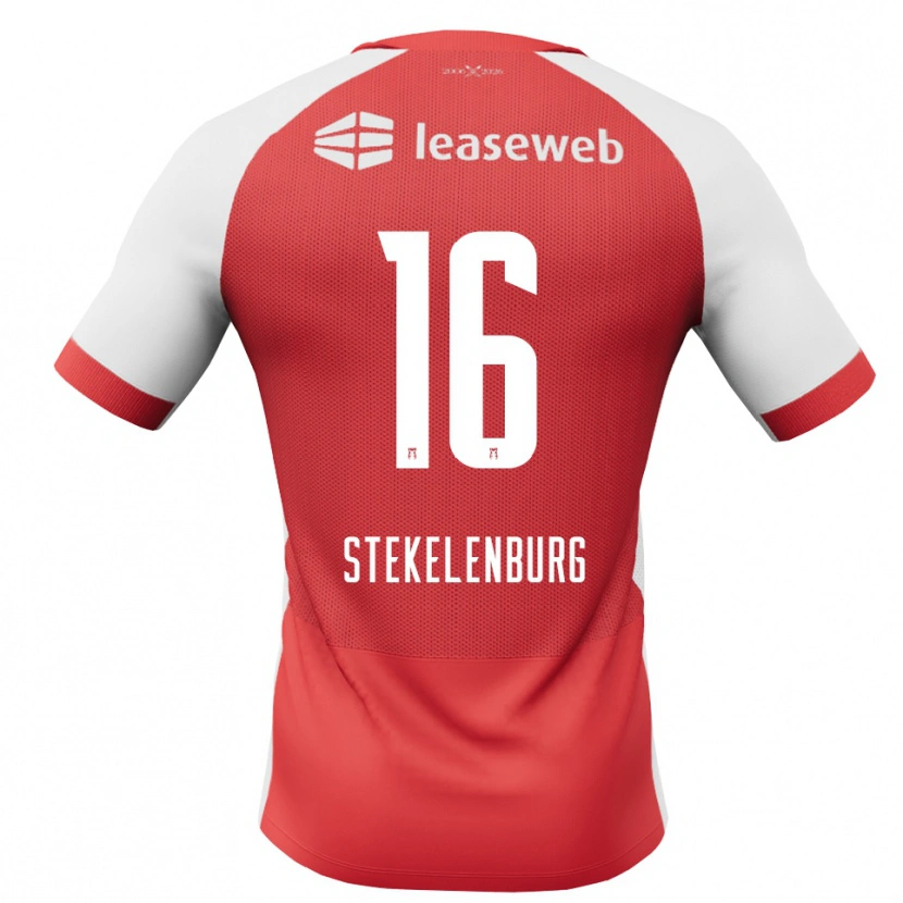 Danxen Kobiety Sem Stekelenburg #16 Czerwony Biały Czarny Domowa Koszulka 2026/27 Koszulki Klubowe